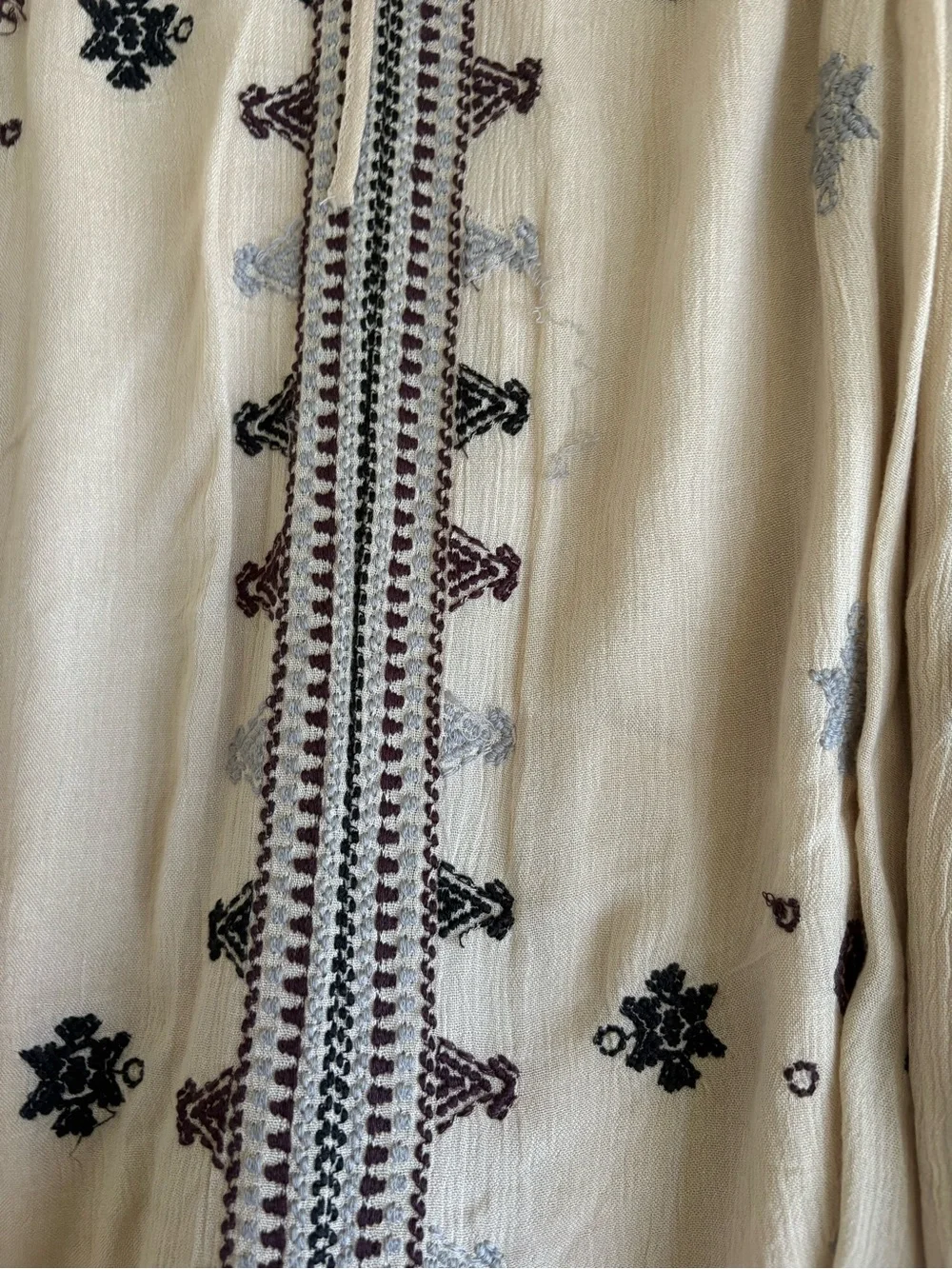 Free People Star Gazer Embroidered Peasant Dress